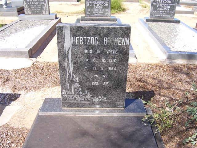 HENN Hertzog B. 1912-1984