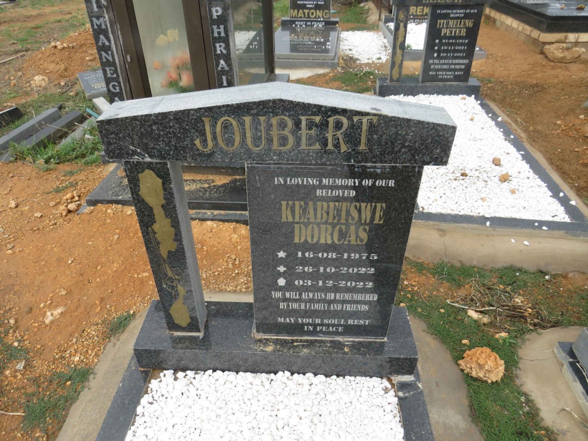 JOUBERT Keabetswe Dorcas 1975-2022