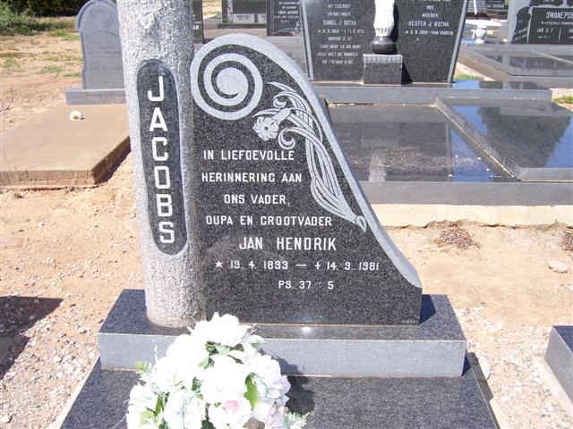 JACOBS Jan Hendrik 1893-1981