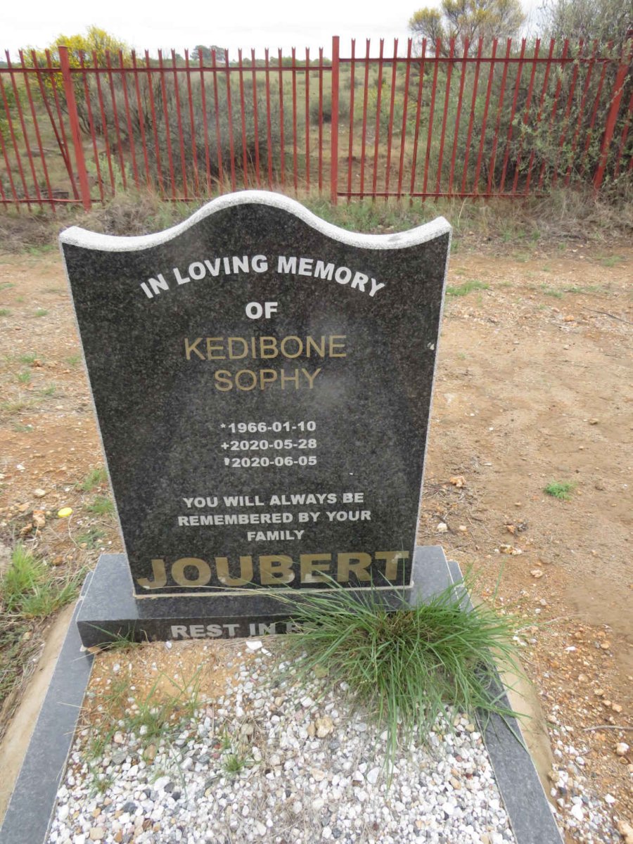 JOUBERT Kedibone Sophy 1966-2020