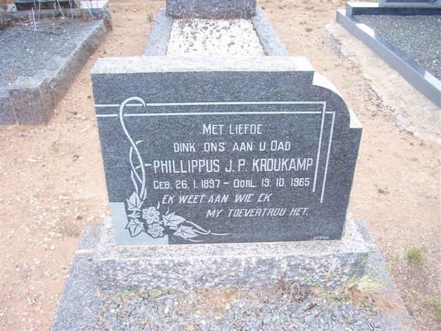 KROUKAMP Phillippus J.P. 1897-1965