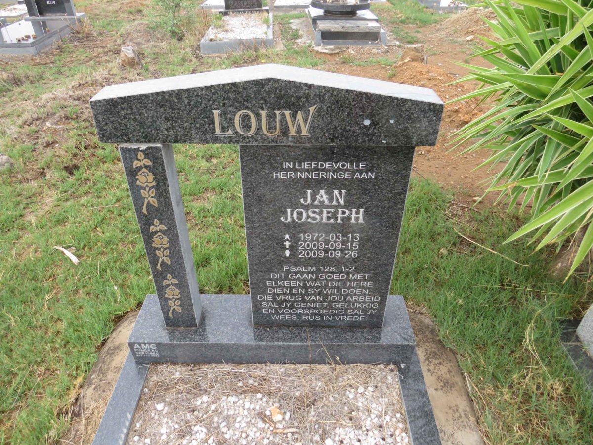 LOUW Jan Joseph 1972-2009