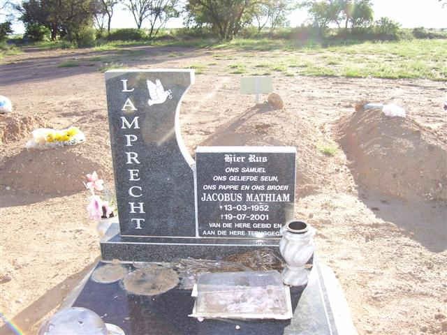 LAMPRECHT Jacobus Mathiam 1952-2001