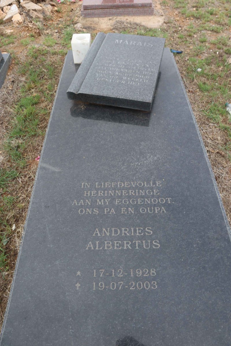 MARAIS Andries Albertus 1928-2003