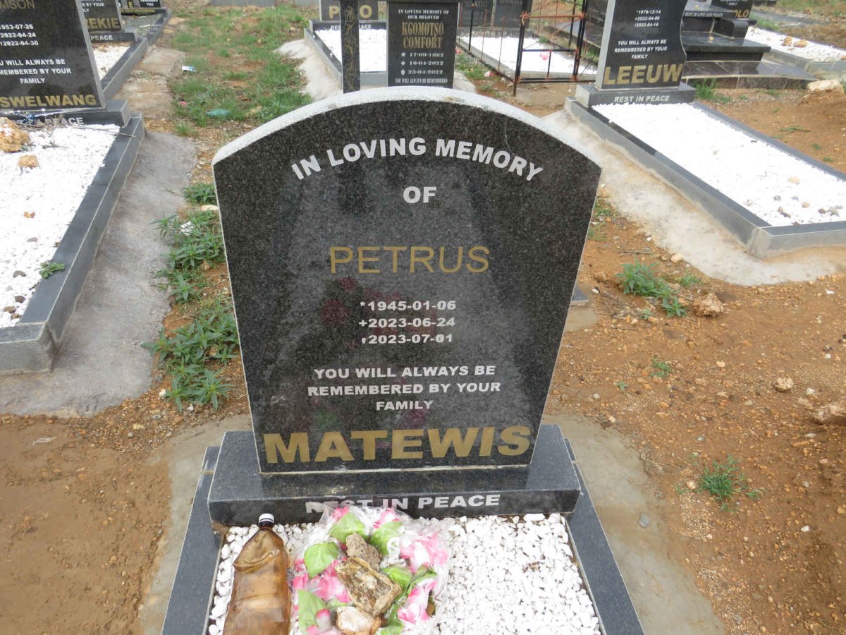 MATEWIS Petrus 1945-2023
