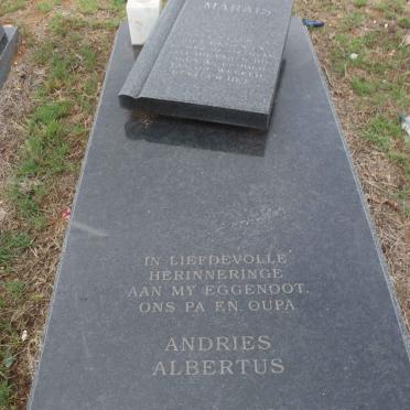 MARAIS Andries Albertus 1928-2003