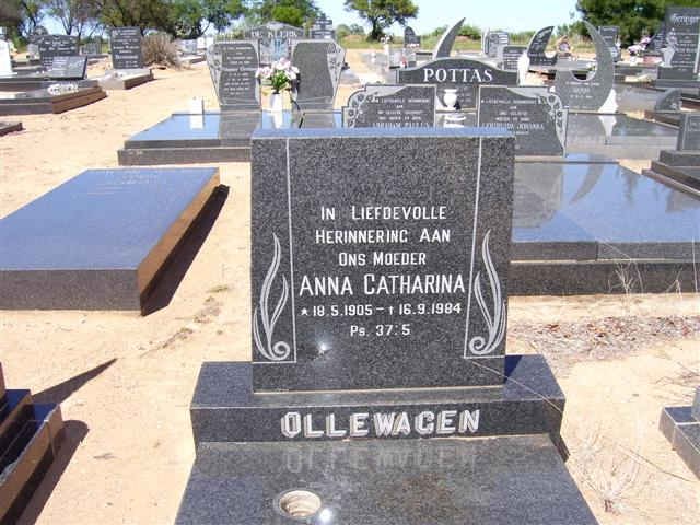 OLLEWAGEN Anna Catharina 1905-1984
