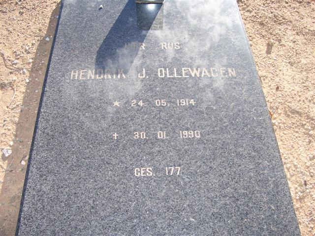 OLLEWAGEN Hendrik J. 1914-1990