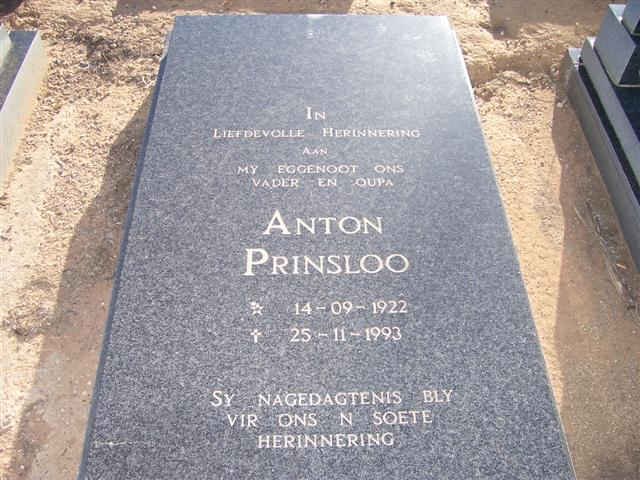 PRINSLOO Anton 1922-1993