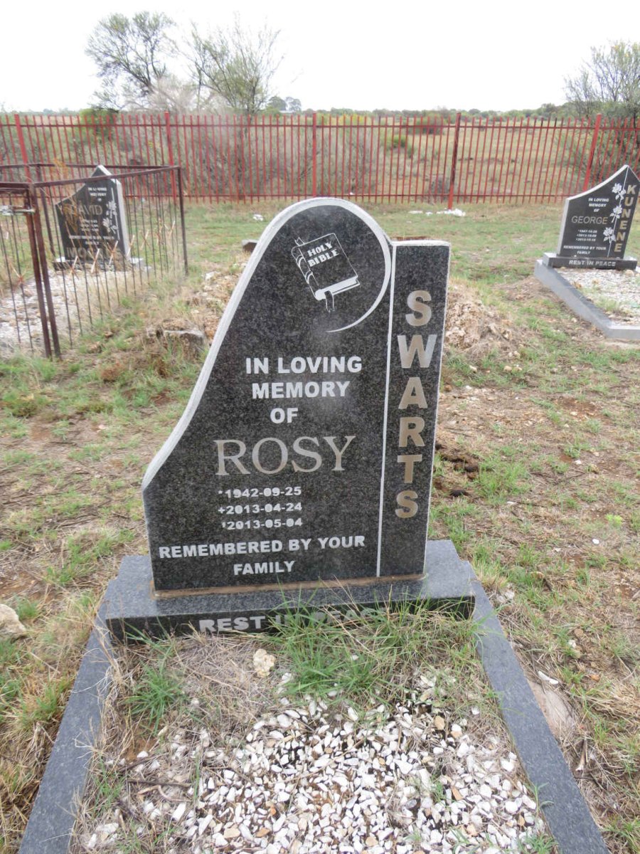 SWARTS Rosy 1942-2013