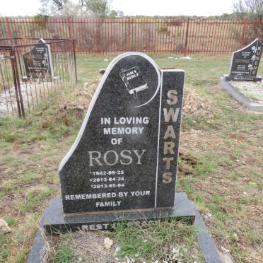 SWARTS Rosy 1942-2013