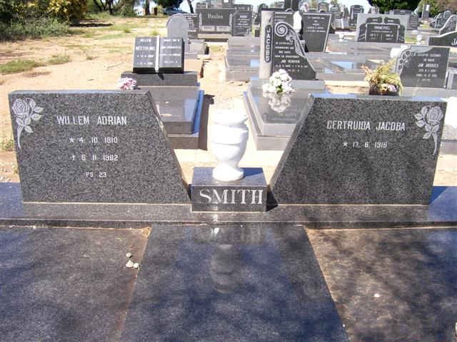 SMITH Willem Adrian 1910-1982 &amp; Gertruida Jacoba 1916-??