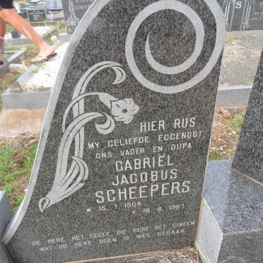 SCHEEPERS Gabriel Jacobus 1904-1987