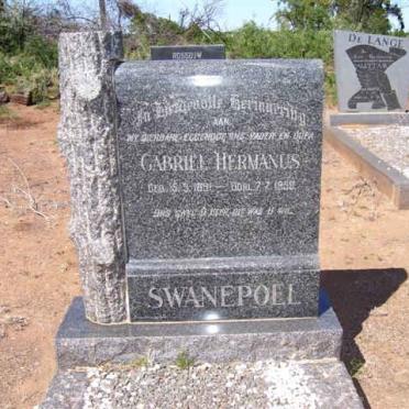 SWANEPOEL Gabriel Hermanus 1891-1959
