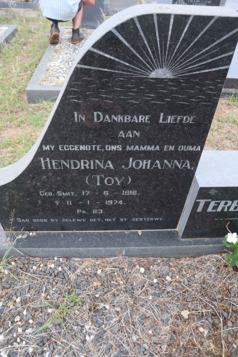 TERBLANCHE Johan C.G. 1908-1978 & Hendrina Johanna 1916-1974 _3