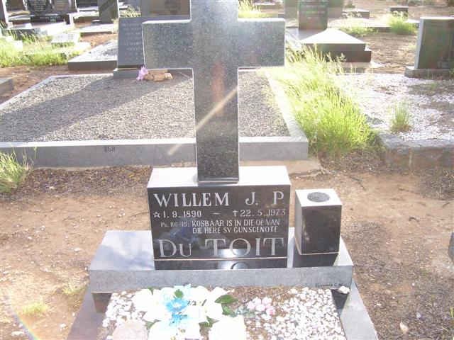 TOIT Willem J.P., du 1890-1973
