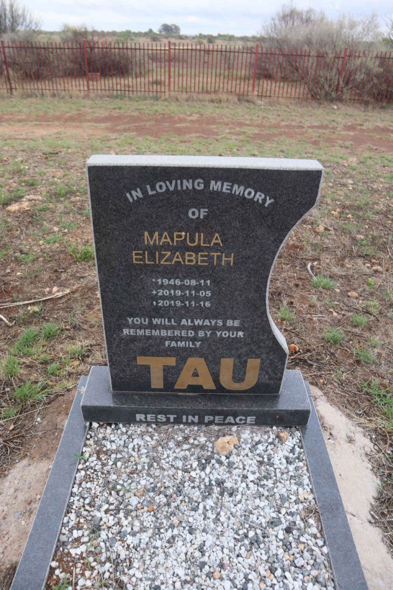 TAU Mapula Elizabeth 1946-2019