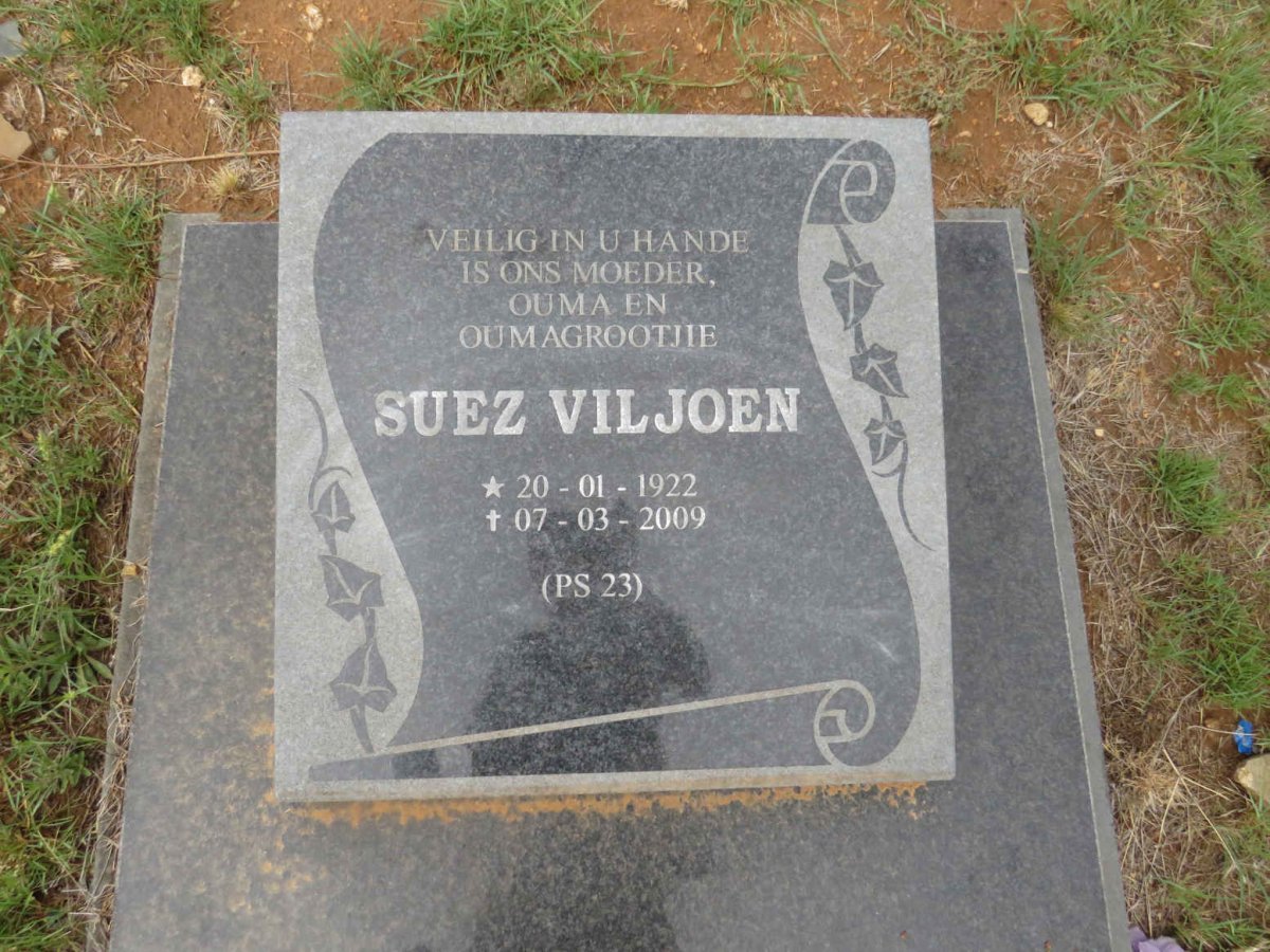 VILJOEN Suez 1922-2009