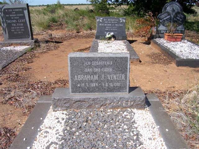 VENTER Abraham J. 1884-1961