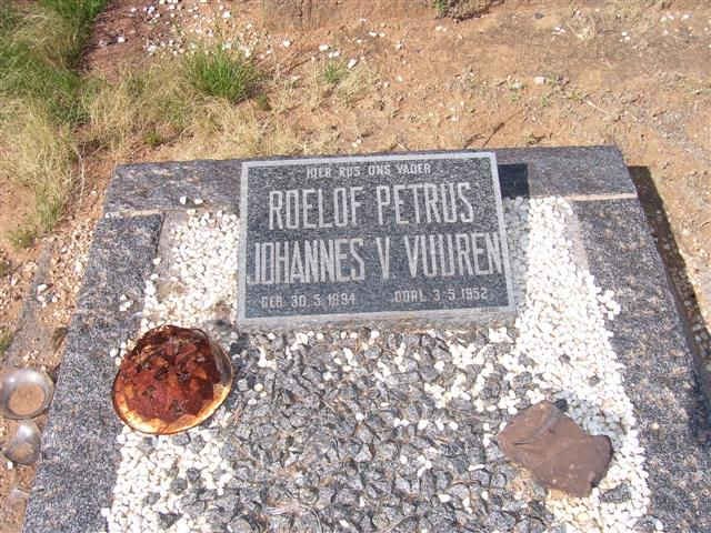 VUUREN Roelof Petrus Johannes,van 1894-1952