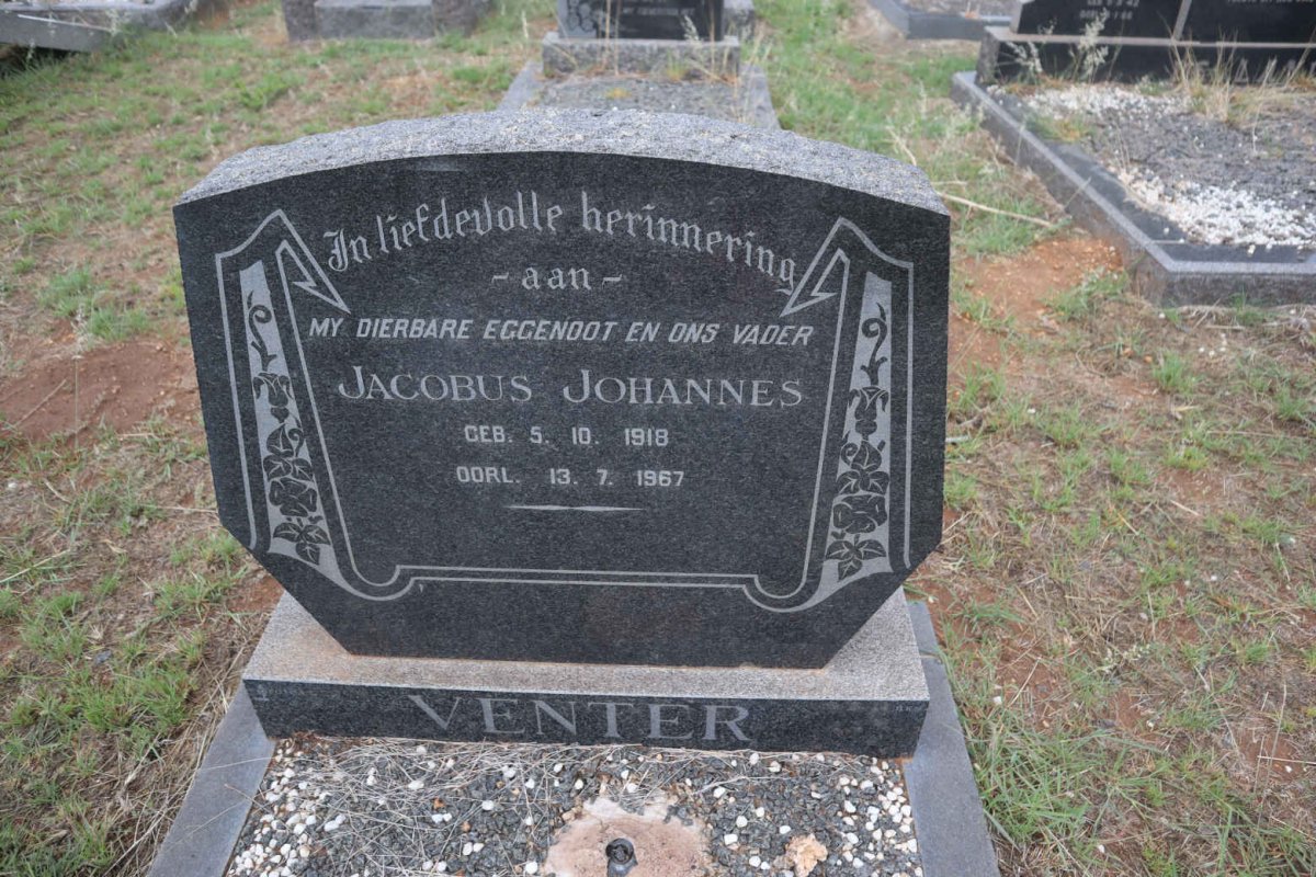 VENTER Jacobus Johannes 1918-1967