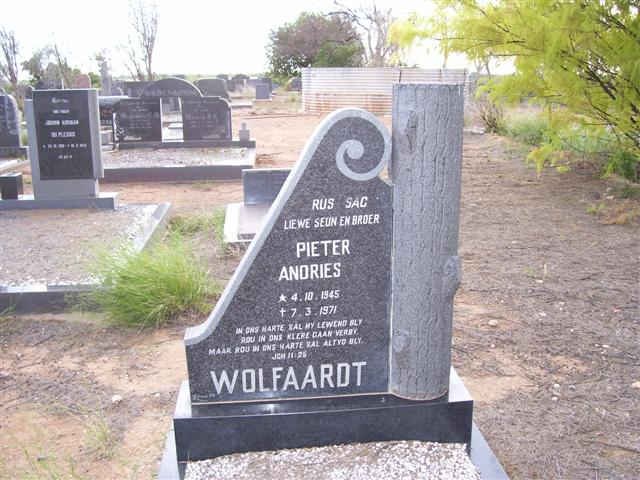 WOLFAARDT Pieter Andries 1945-1971