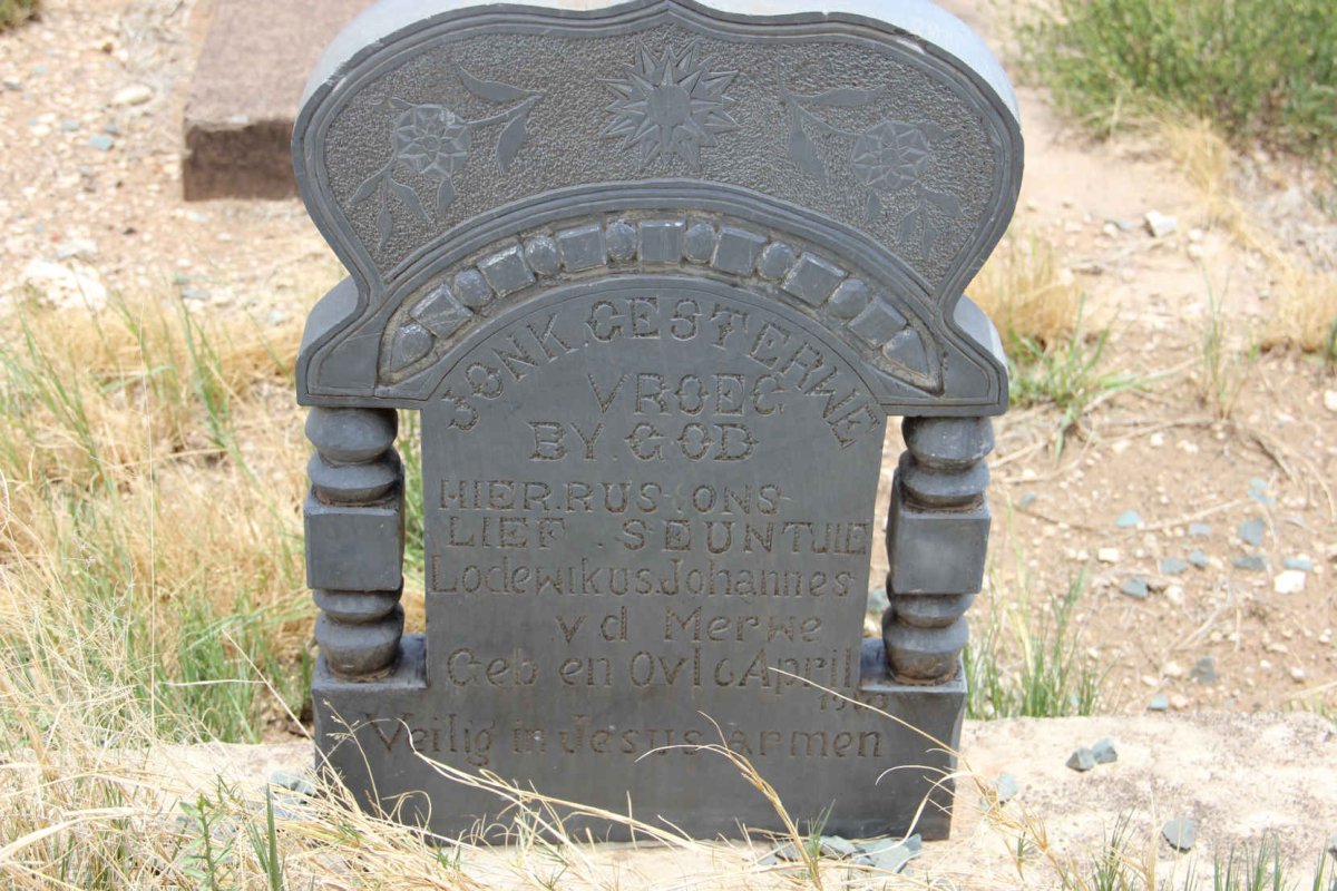 MERWE Lodewikus Johannes, v.d. 1943-1943