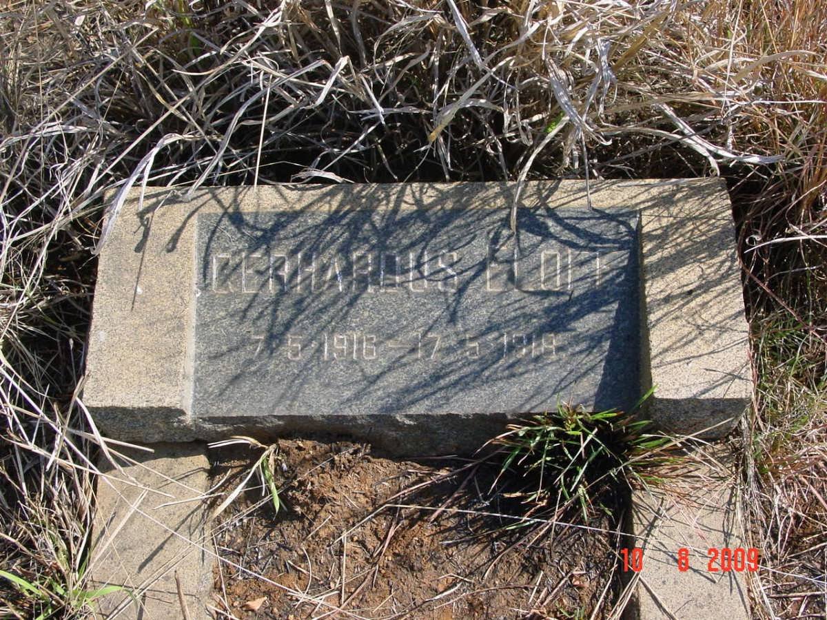 ELOFF Gerhardus 1916-1918