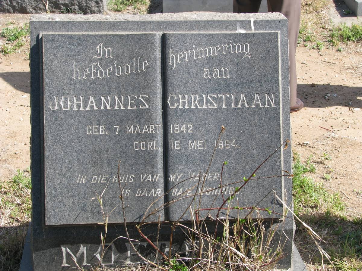 MOERDYK Johannes Christiaan 1942-1964
