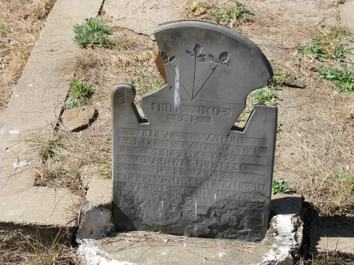 WALT Sarel, v.d. 1850-1924