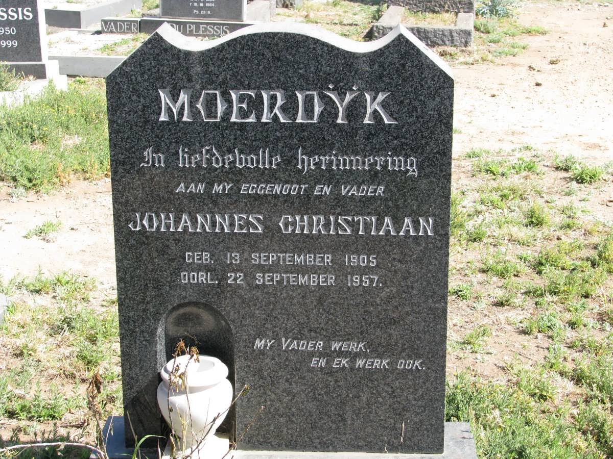 MOERDYK Johannes Christiaan 1905-1957