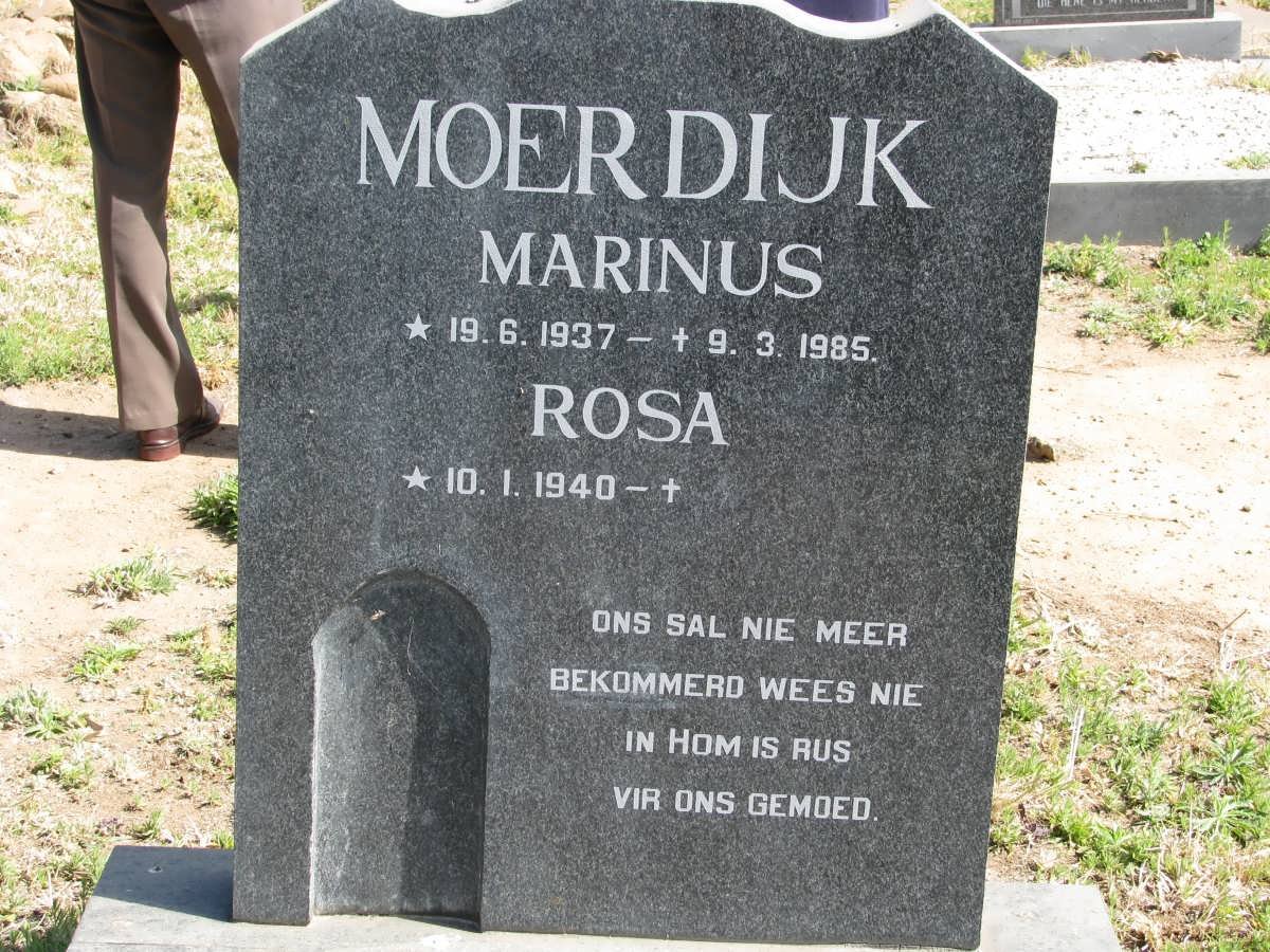MOERDIJK Marinus 1937-1985 &amp; Rosa 1940-