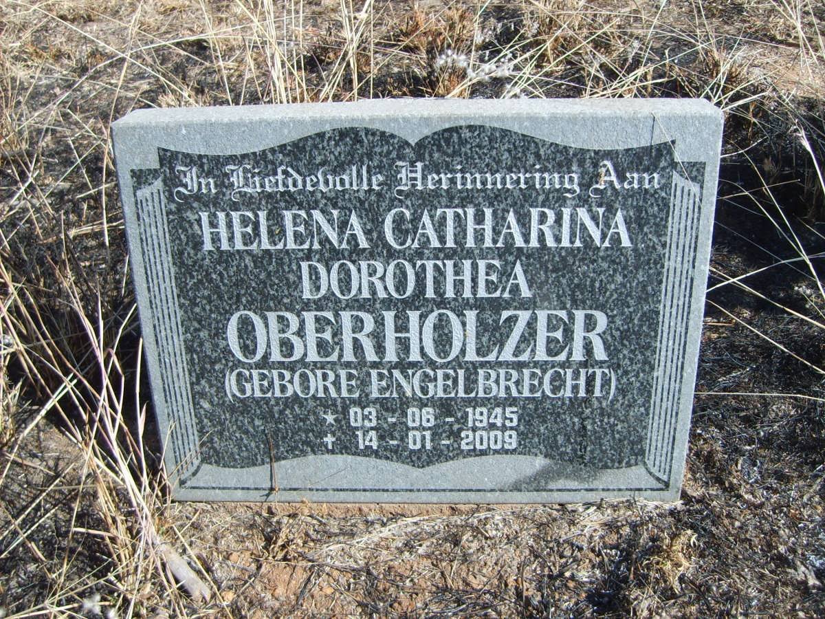 OBERHOLZER Helena Catharina Dorothea nee ENGELBRECHT 1945-2009