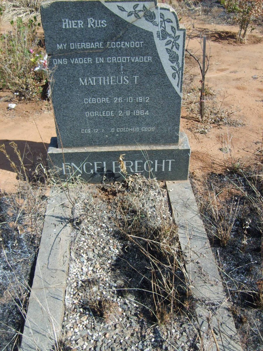 ENGELBRECHT Mattheus T. 1912-1964