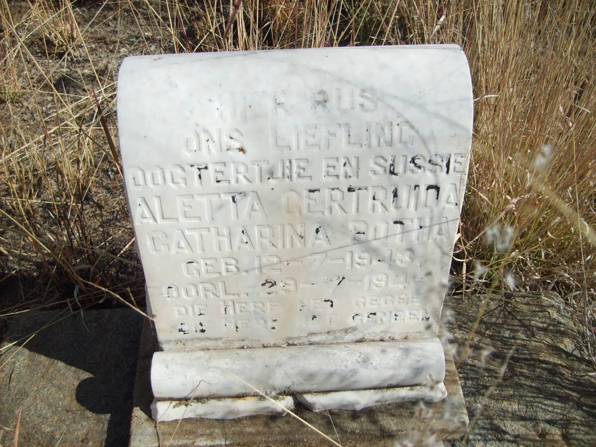 BOTHA Aletta Gertruida Catharina 1943-1944