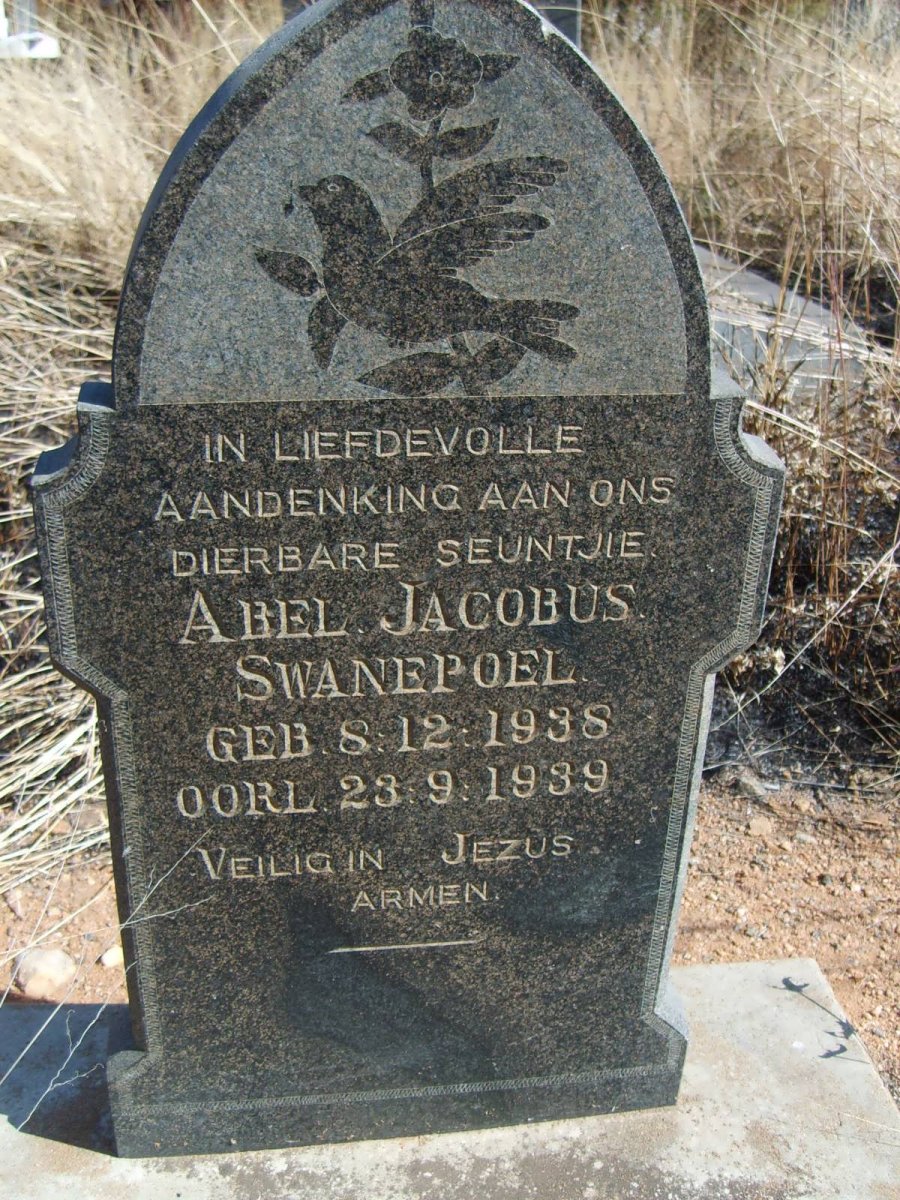 SWANEPOEL Abel Jacobus 1938-1939