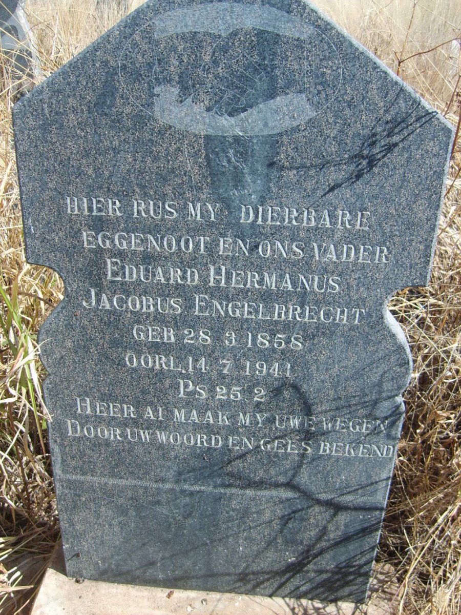 ENGELBRECHT Eduard Hermanus Jacobus 1858-1941
