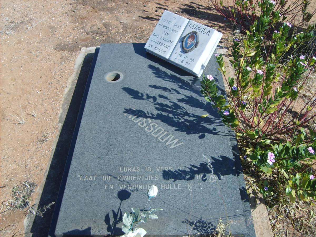 ROSSOUW Marica 1980-1988
