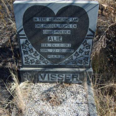 VISSER Alie 1912-1992