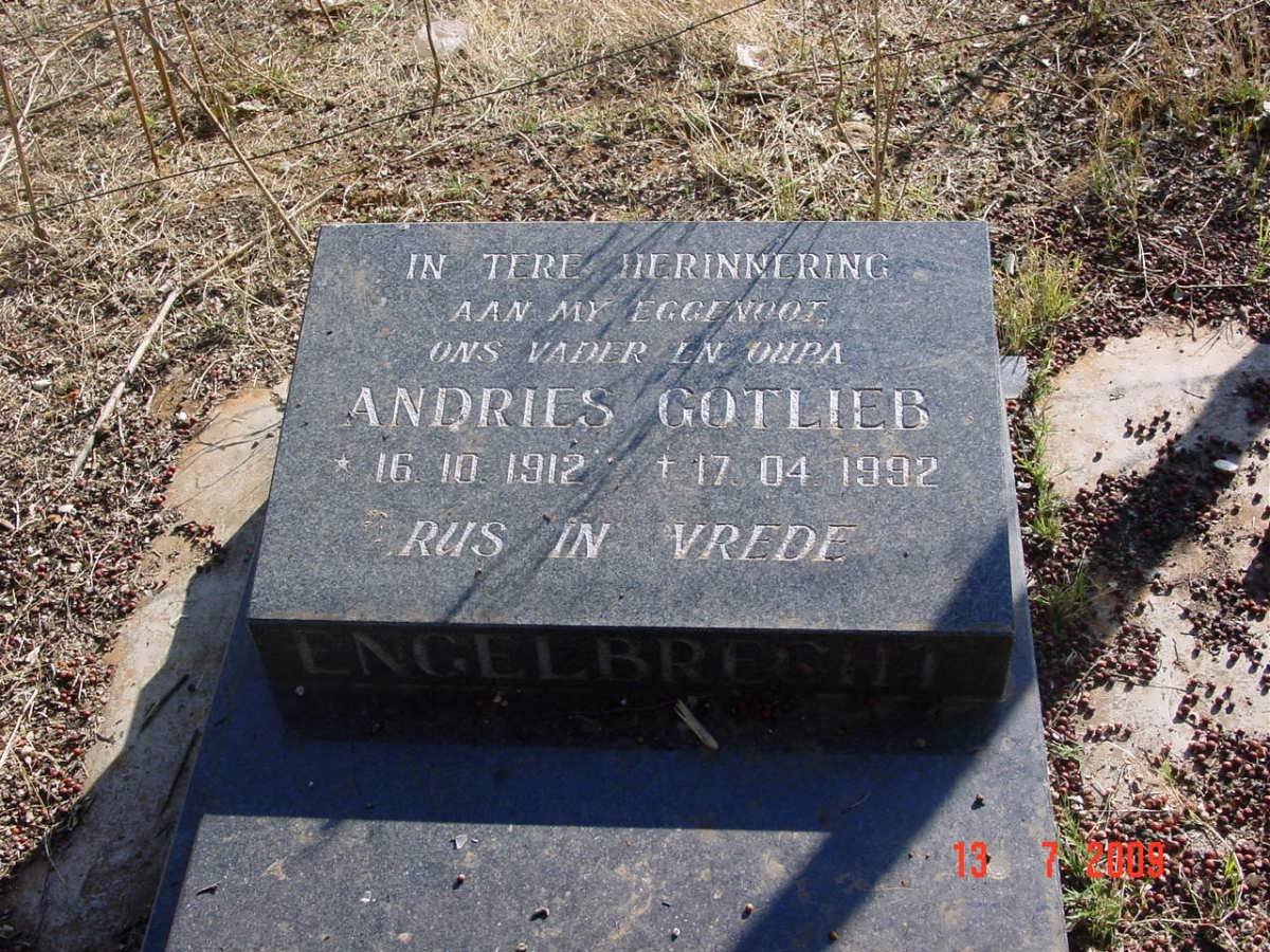 ENGELBRECHT Andries Gotlieb 1912-1992