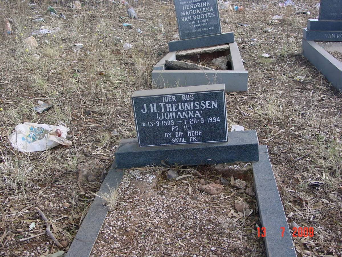 THEUNISSEN Johanna H. 1909-1994