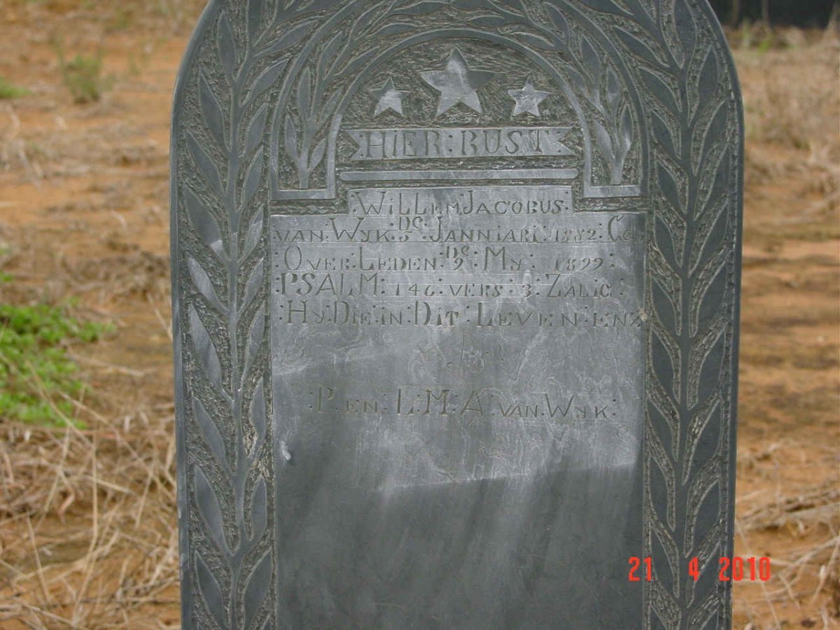 WYK Willem Jacobus, van 1882-1899