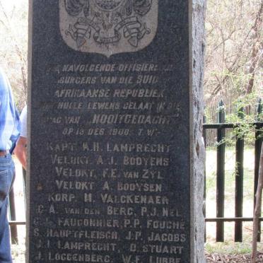 2. Anglo Boere-oorlog gedenksteen