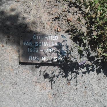 SCHALKWYK Godfried, van 1932-2011