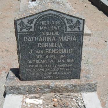 RENSBURG Catharina Maria Cornelia, Janse van 1914-1916