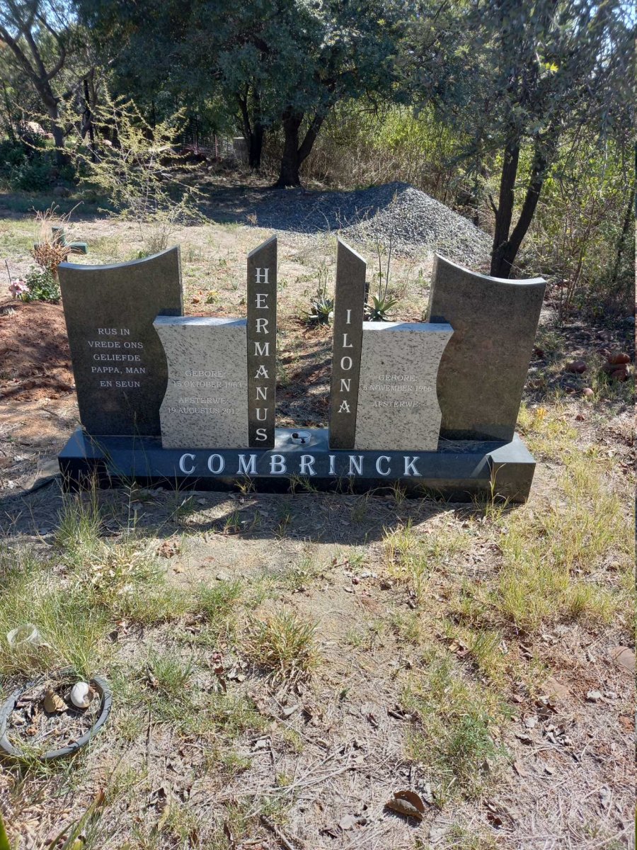 COMBRINCK Hermanus 1963-2012 &amp; Ilona 1966-