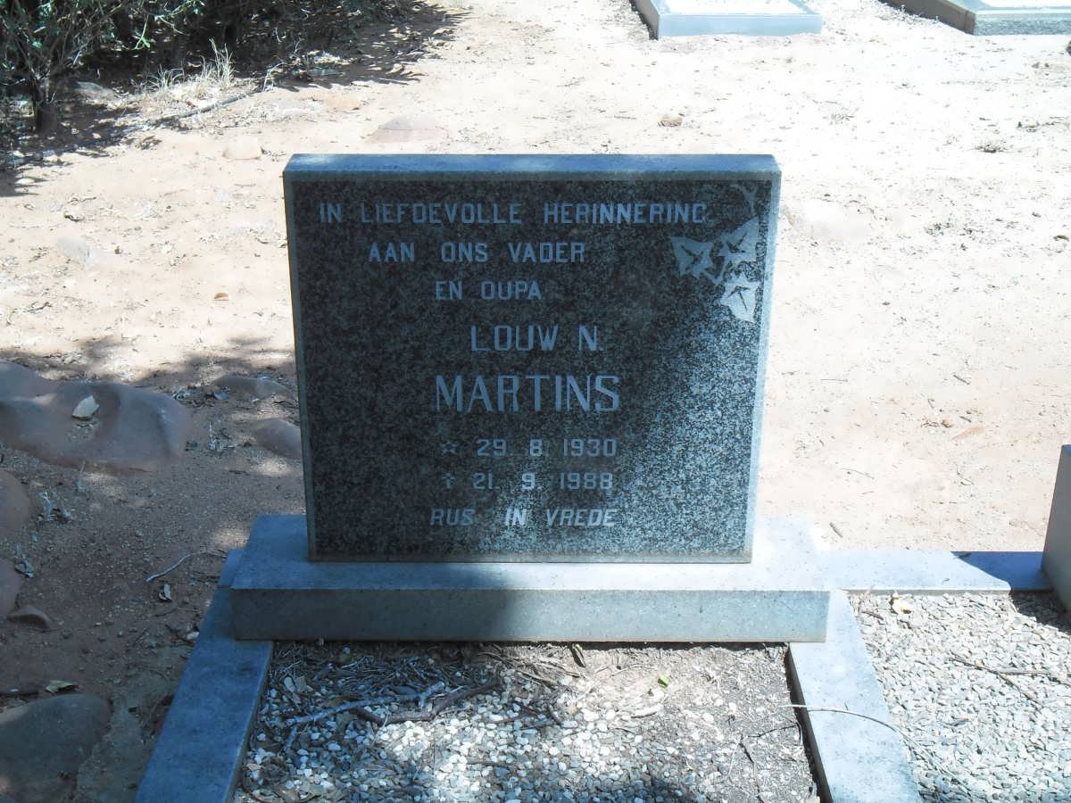MARTINS Louw N. 1930-1988