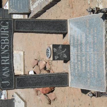 RENSBURG Renier Jacobus, Janse van 1898-19??