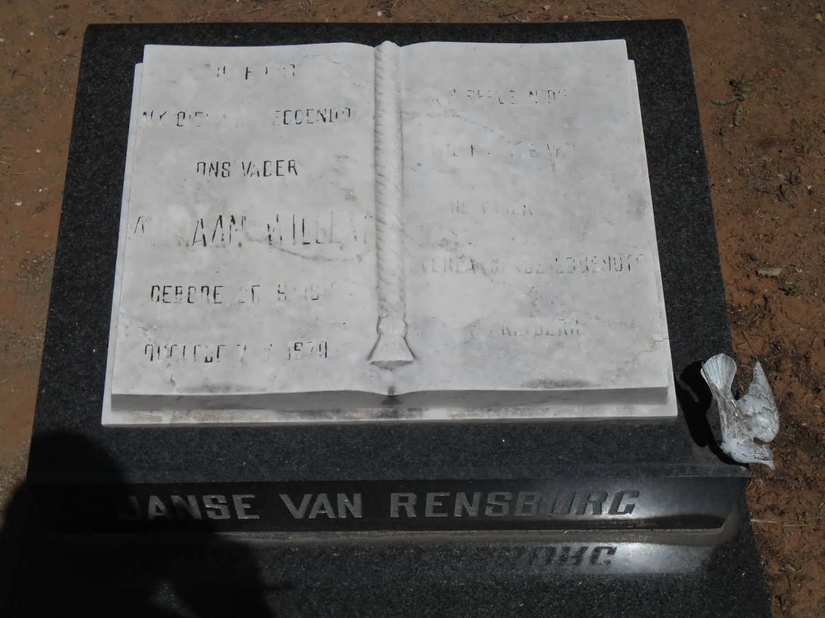 RENSBURG Adriaan Willem, Janse van -197?