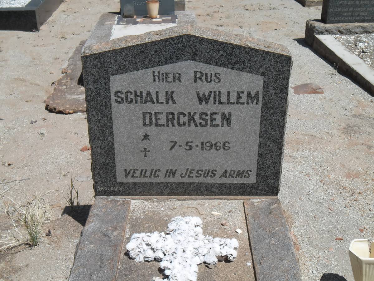 DERCKSEN Schalk Willem 1966-1966